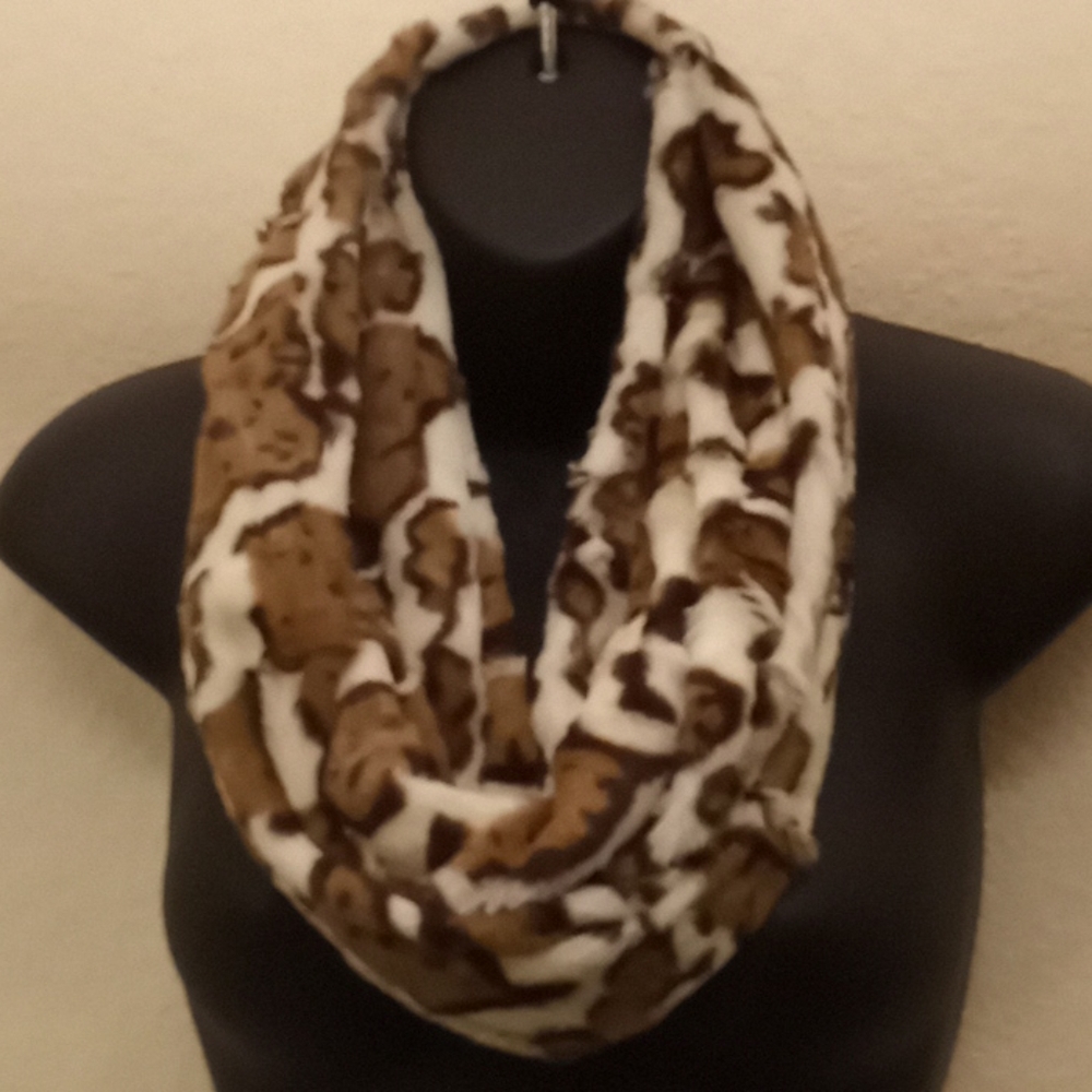 Animal Print  Minky Infinity Scarf - Picture 6 of 14
